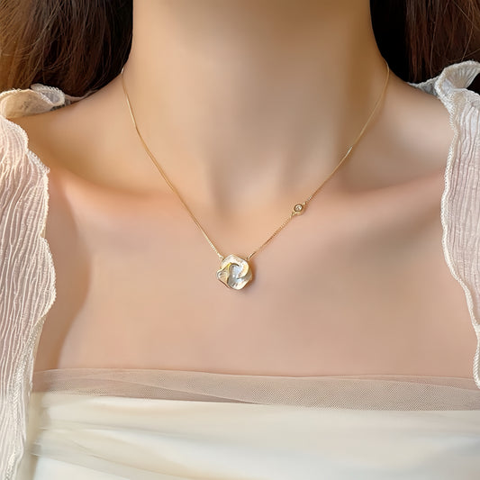 White Camellia Necklace