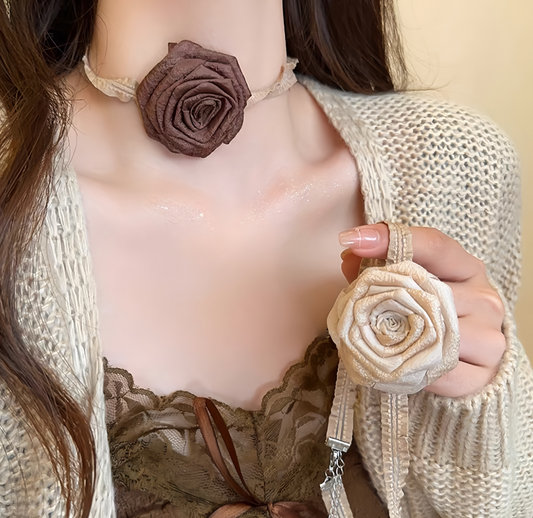 Dried Rose Choker