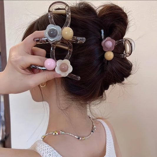 Round Flower Clip