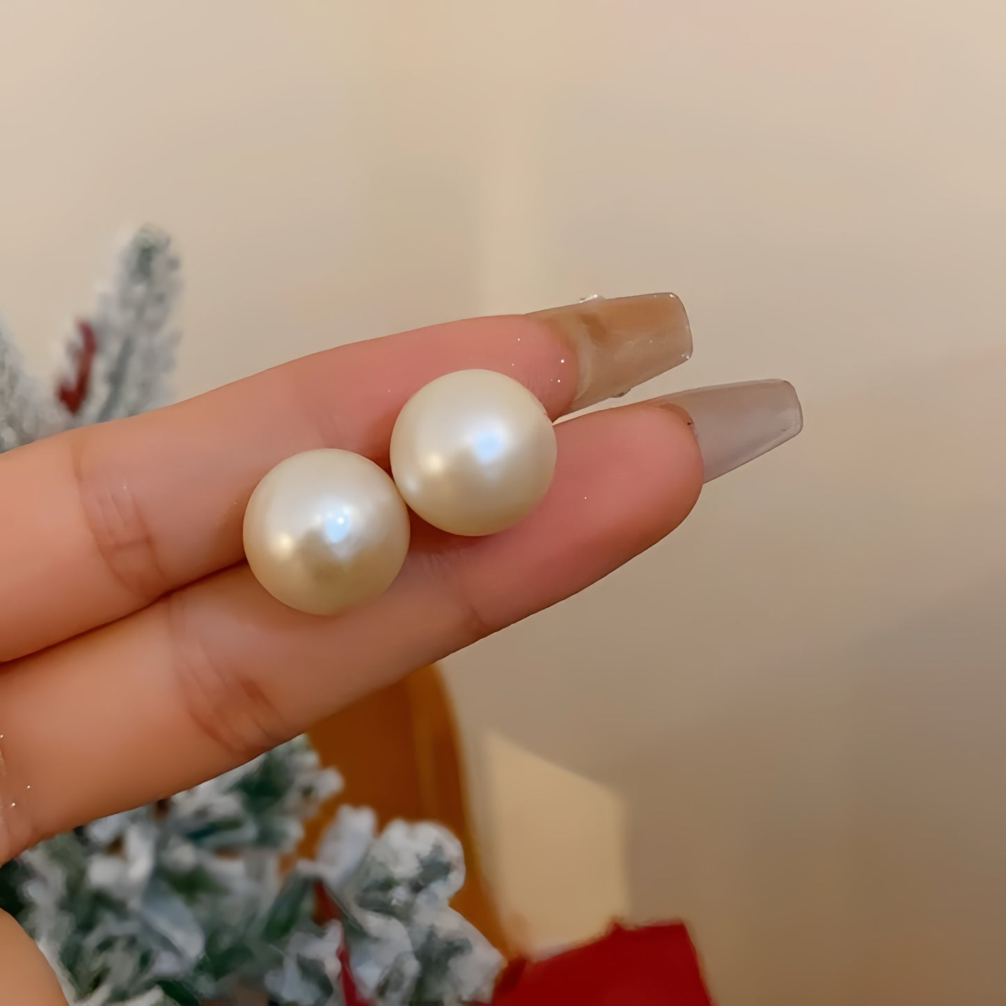 Matte Steamed Bun Earrings