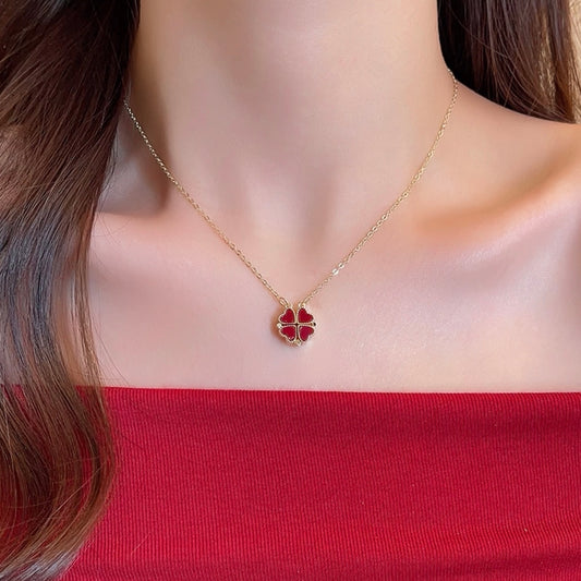 Clover Heart Necklace