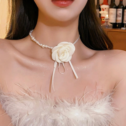 Rose-Pearl Choker